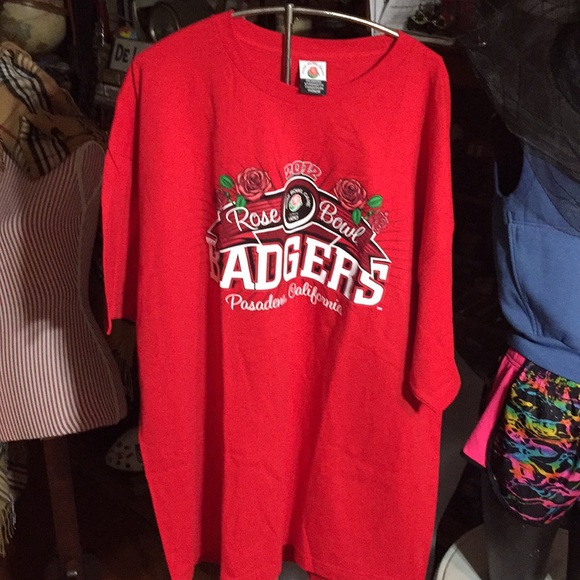 New Wisconsin badgers 2012 rose bowl tee shirt - Picture 1 of 7